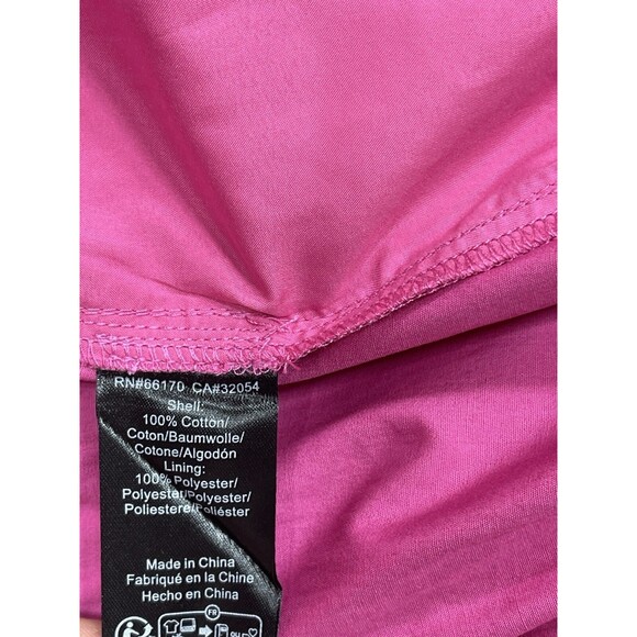 Anthropologie Hutch Jumpsuit Pink Poplin Bow Preppy Boho Retro Vacay Large NWT - Picture 10 of 12